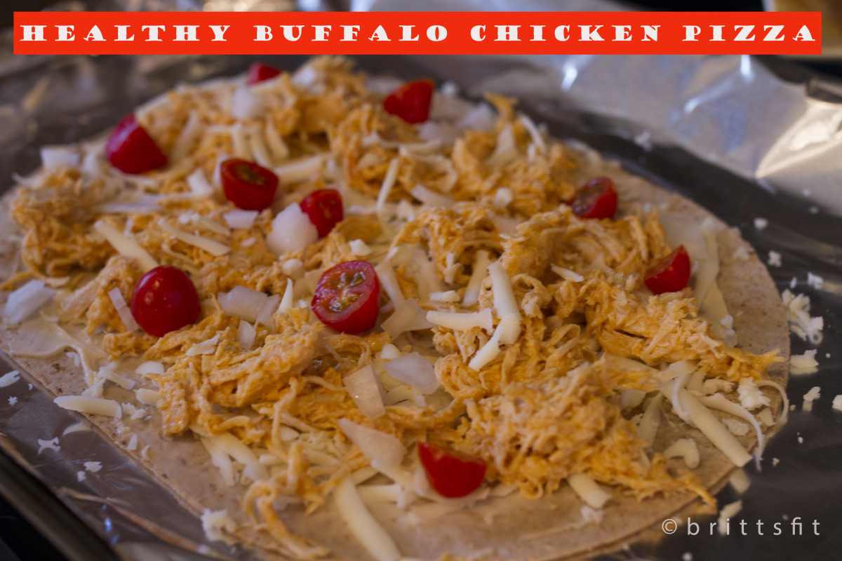 Healthy Buffalo Chicken Pizza
 Healthy Buffalo Chicken Pizza