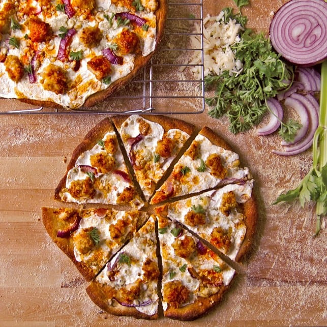 Healthy Buffalo Chicken Pizza
 Healthy Buffalo Chicken Pizza 2teaspoons