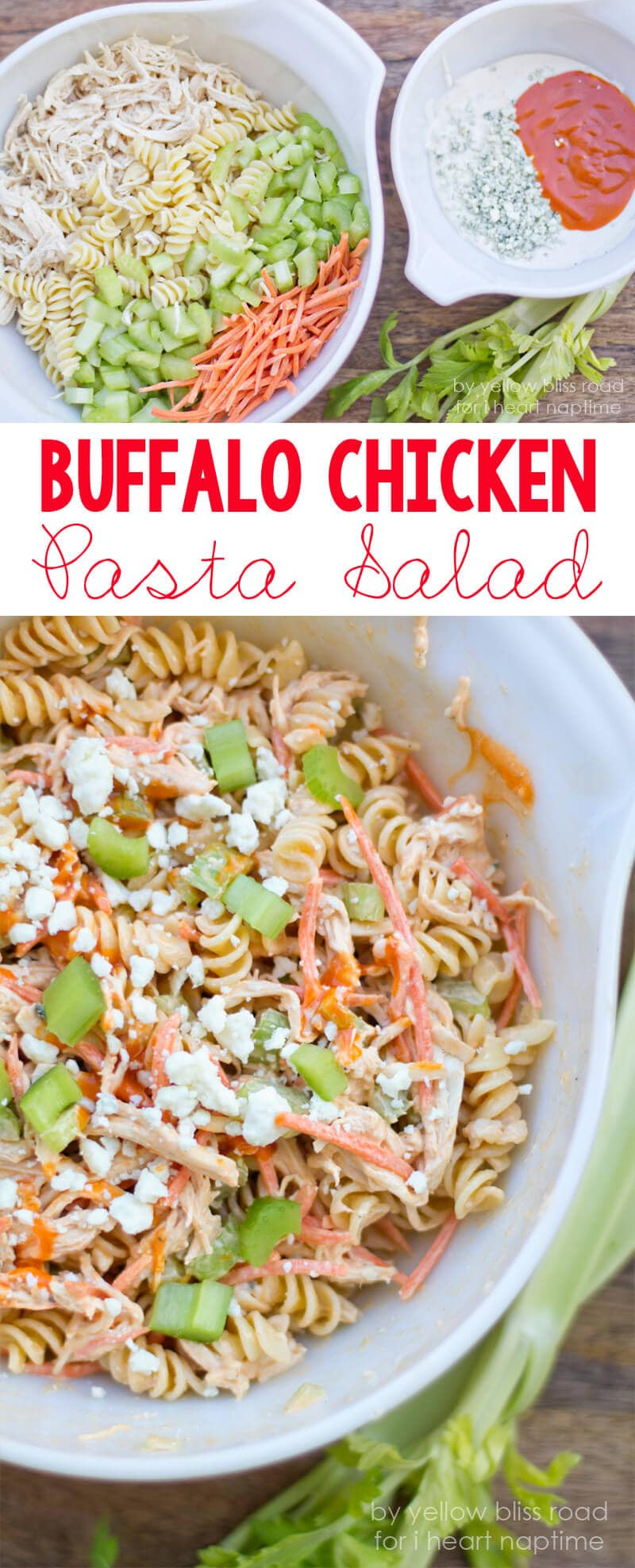 Healthy Buffalo Chicken Salad
 healthy buffalo chicken pasta salad