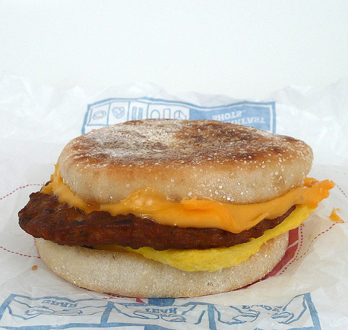 Healthy Burger King Breakfast
 Burger King Breakfast Muffin Sandwich Food In Real Life