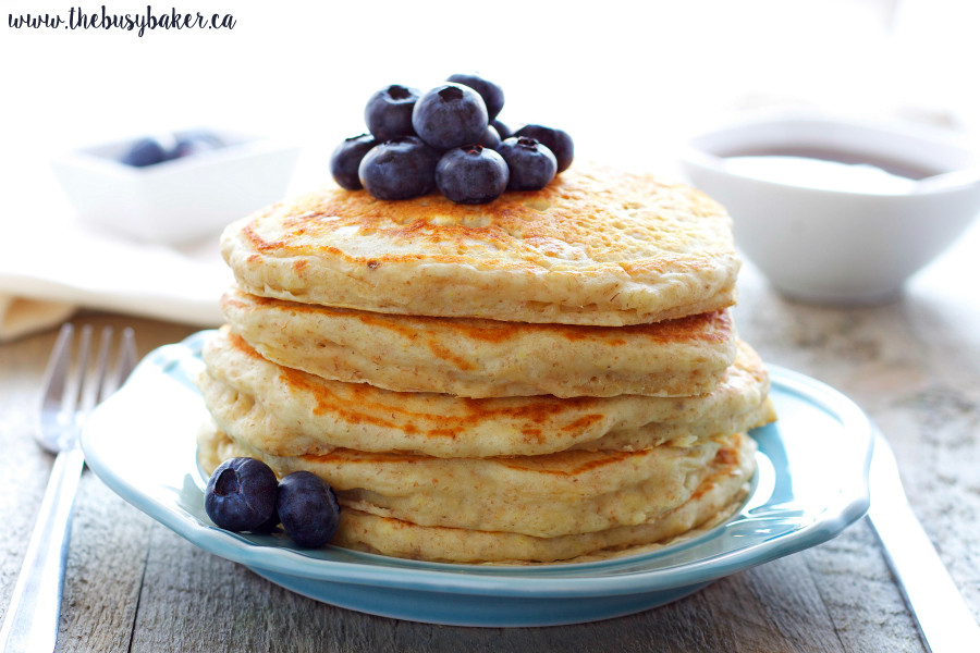 Healthy Buttermilk Pancakes
 Healthy Buttermilk Pancakes The Busy Baker