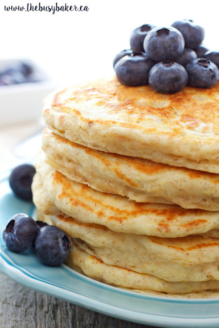 Healthy Buttermilk Pancakes
 Healthy Buttermilk Pancakes The Busy Baker