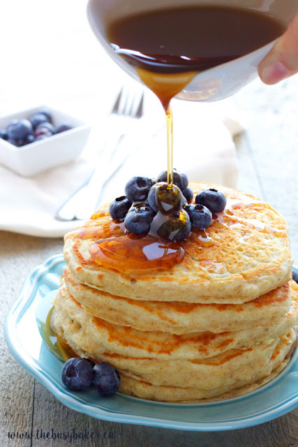 Healthy Buttermilk Pancakes
 Healthy Buttermilk Pancakes The Busy Baker