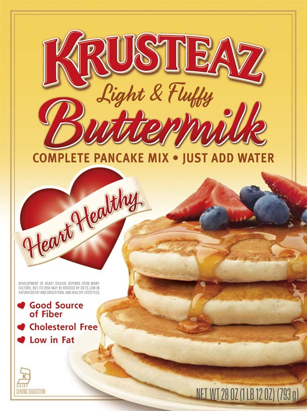 Healthy Buttermilk Pancakes
 Heart Healthy Buttermilk Pancakes Mixes