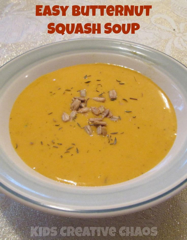 Healthy Butternut Squash Soup Recipe
 41 best images about Healthy snacks and recipes on