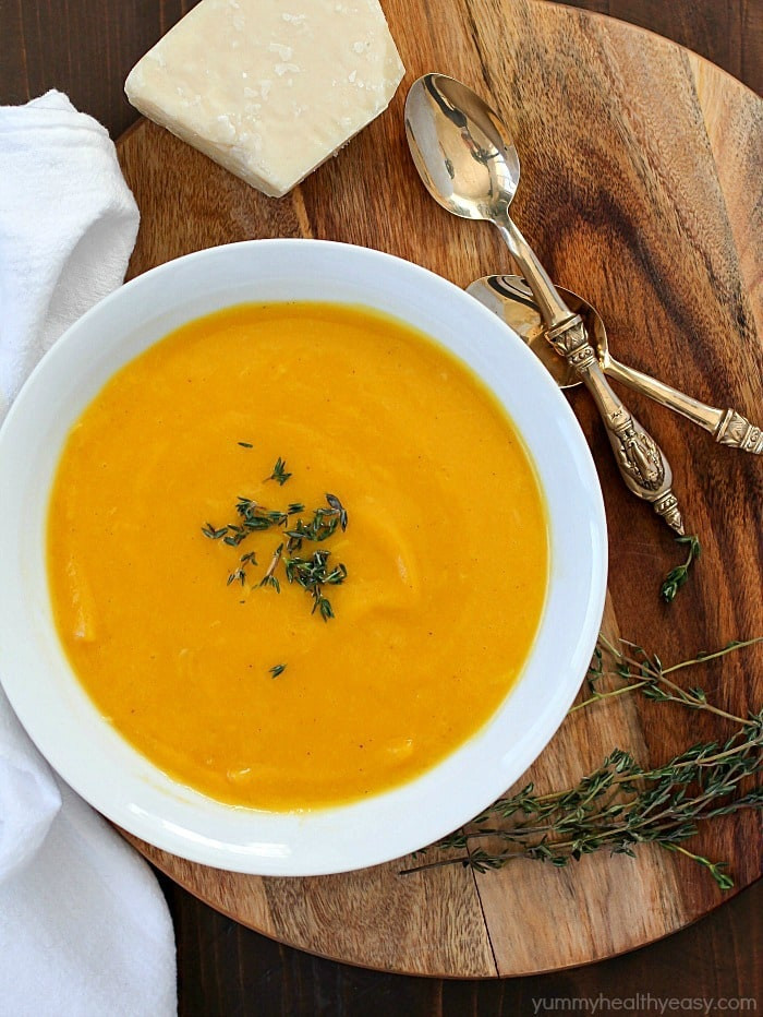 Healthy Butternut Squash Soup
 Easy Butternut Squash Soup Yummy Healthy Easy