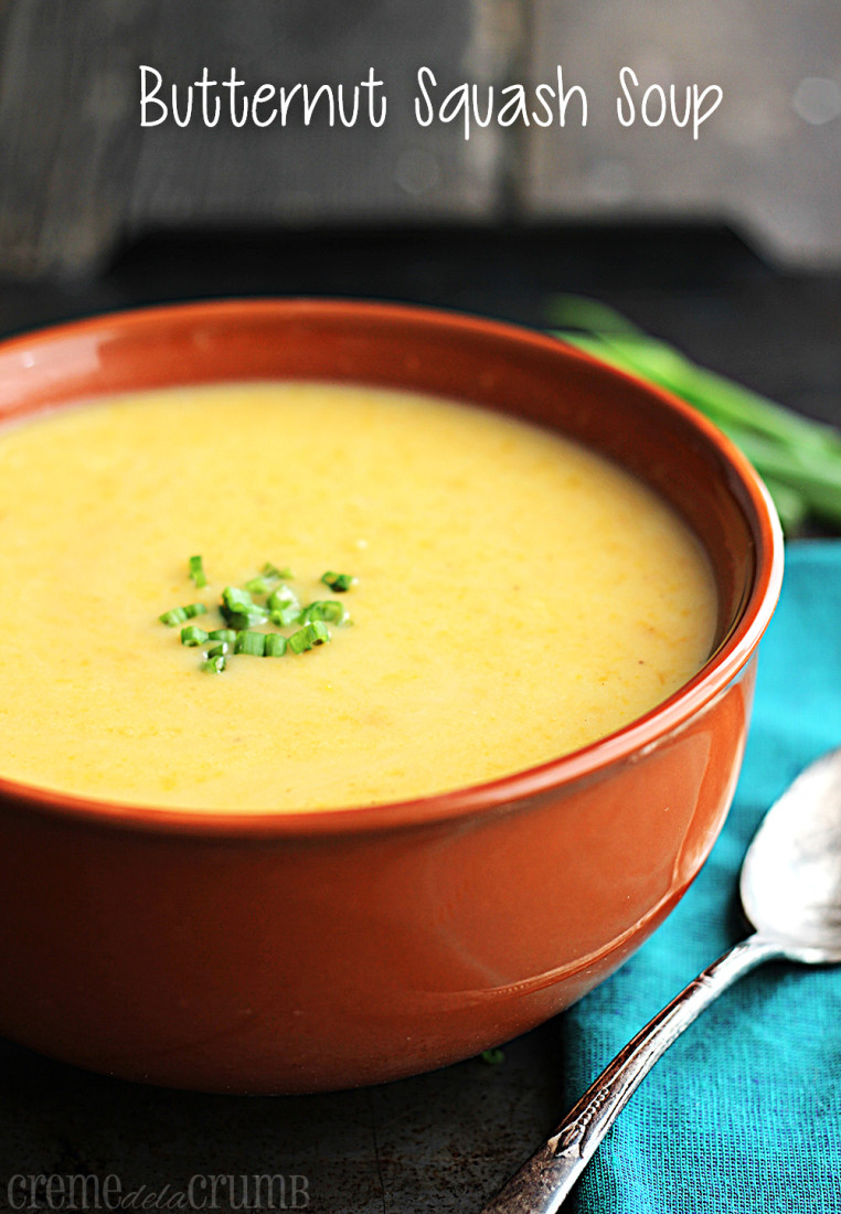 Healthy butternut Squash soup the top 20 Ideas About Easy Healthy butternut Squash soup Creme De La Crumb