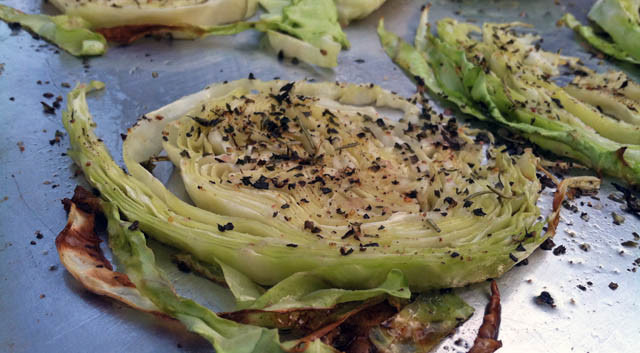 Healthy Cabbage Recipes
 Roasted Cabbage Slices Recipe