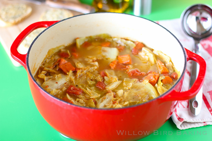 Healthy Cabbage Soup
 Light and Healthy Cabbage Soup with Easy Cheese Toasts