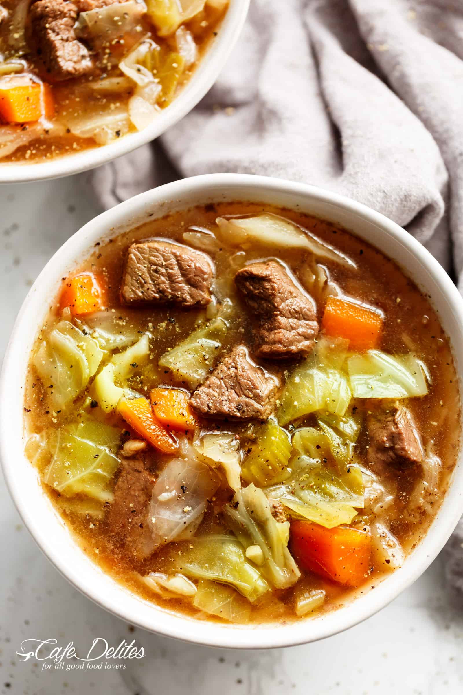 Healthy Cabbage Soup
 Beef Cabbage Soup Cafe Delites