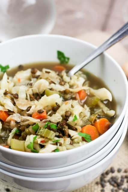 Healthy Cabbage Soup
 Green Lentil and Cabbage Soup • The Healthy Foo