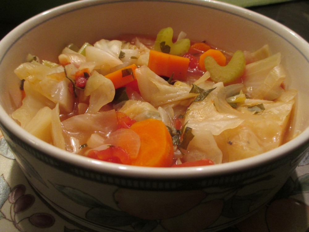 Healthy Cabbage Soup
 Get Back on Track Healthy Cabbage Soup