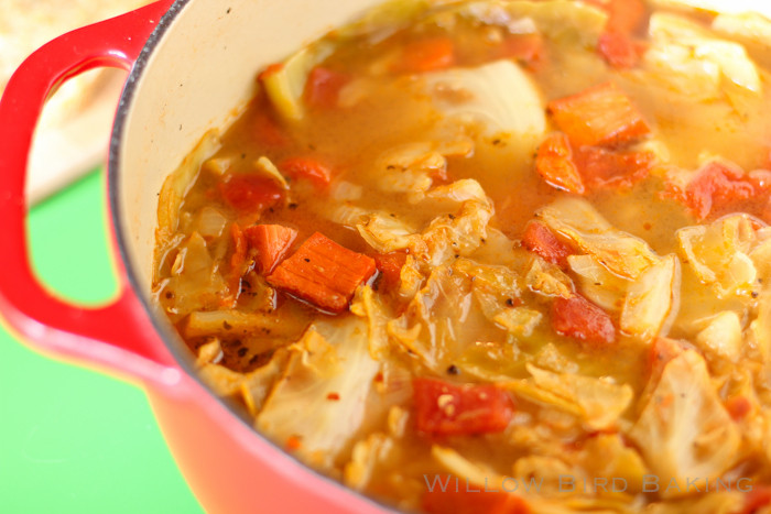 Healthy Cabbage Soup
 Light and Healthy Cabbage Soup with Easy Cheese Toasts