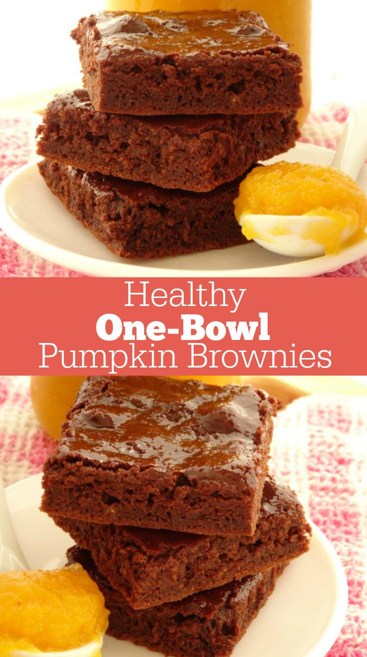 Healthy Canned Pumpkin Recipes
 e Bowl Healthy Pumpkin Brownies Recipe A quick and easy