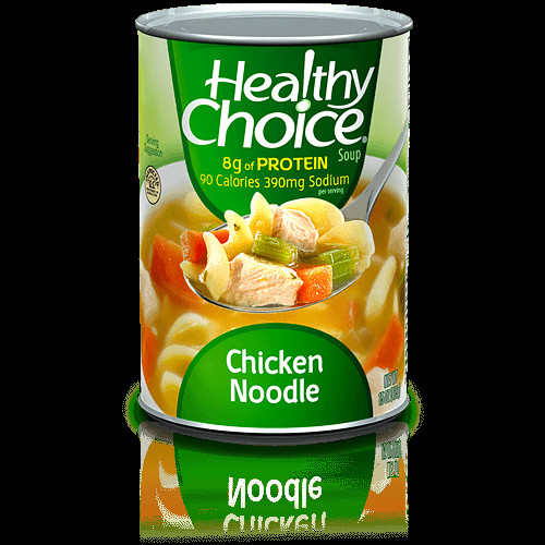 Healthy Canned Soups
 Chicken Noodle