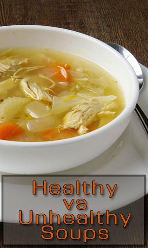 Healthy Canned Soups
 Soups Fitering