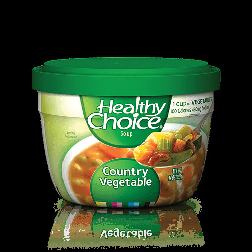 Healthy Canned Soups
 Country Ve able