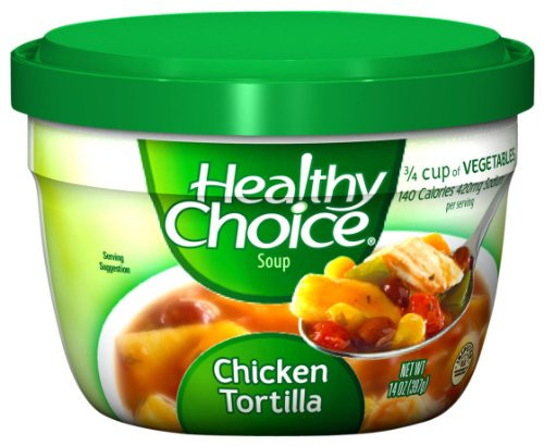 Healthy Canned Soups
 Healthy Choice Chicken Tortilla Soup 14 Ounce