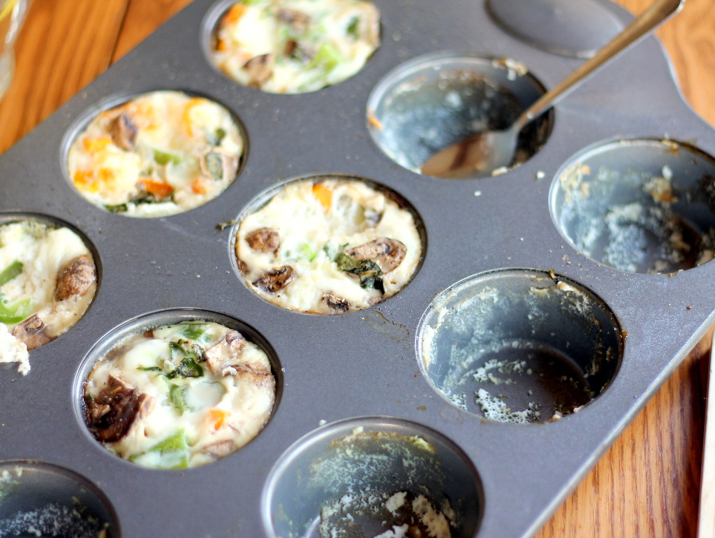 Healthy Carb Free Breakfast
 Cheesy Egg White Veggie Breakfast Muffins low carb