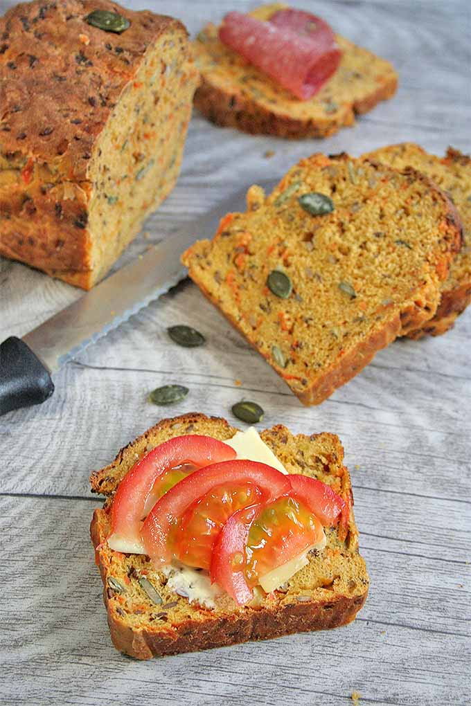 Healthy Carrot Bread
 Three Seed Multigrain Carrot Bread for Healthy Snacking