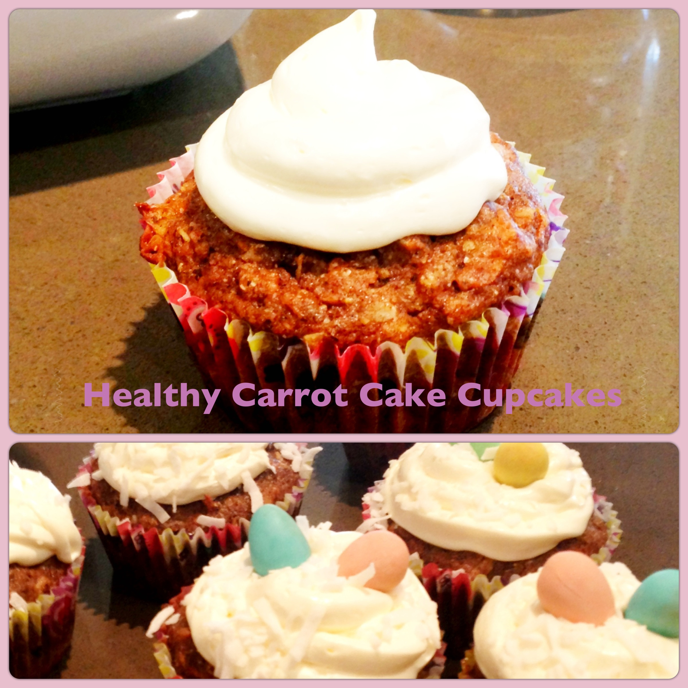 Healthy Carrot Cake Cupcakes
 Healthy Carrot Cake Cupcakes