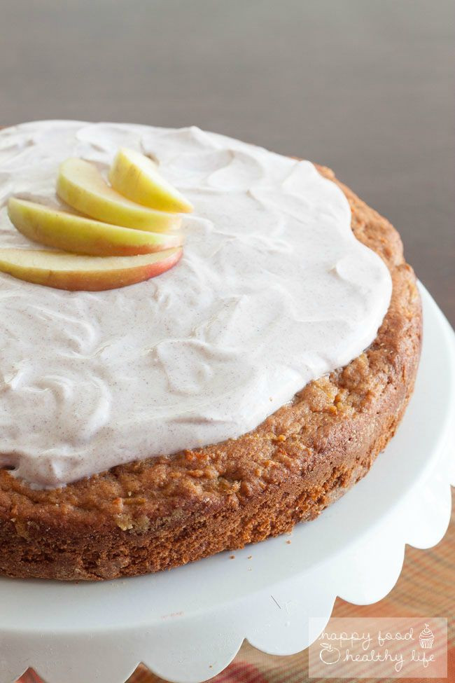 Healthy Carrot Cake Frosting
 Apple Carrot Cake with Greek Yogurt Frosting