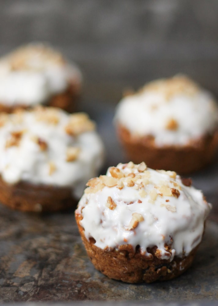 Healthy Carrot Cake Muffins
 Healthy Carrot Cake Muffins With Cream Cheese Glaze