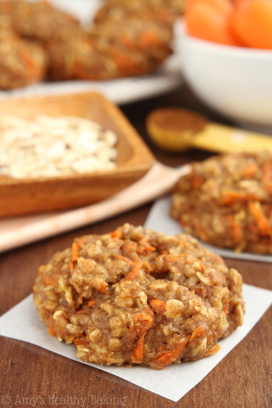 Healthy Carrot Cake Oatmeal
 Carrot Cake Oatmeal Cookies