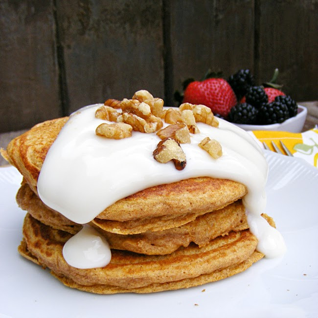 Healthy Carrot Cake Pancakes
 Healthy Carrot Cake Pancakes