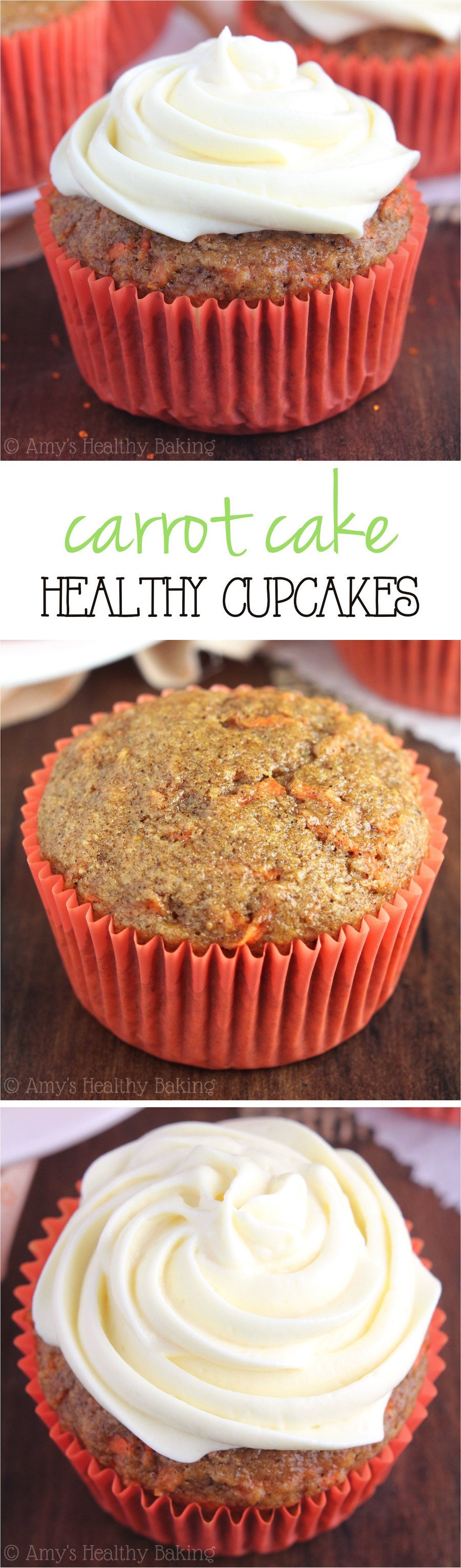 Healthy Carrot Cupcakes
 Classic Carrot Cake Cupcakes