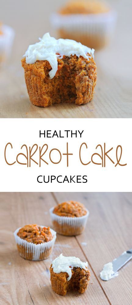 Healthy Carrot Cupcakes
 Healthy Carrot Cake Cupcakes Recipe