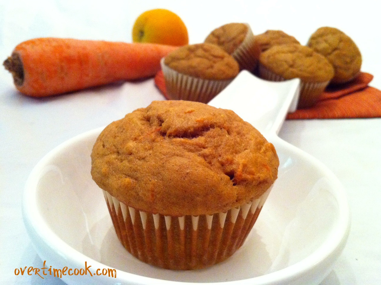 Healthy Carrot Muffins
 Healthy Orange Carrot Muffins Overtime Cook