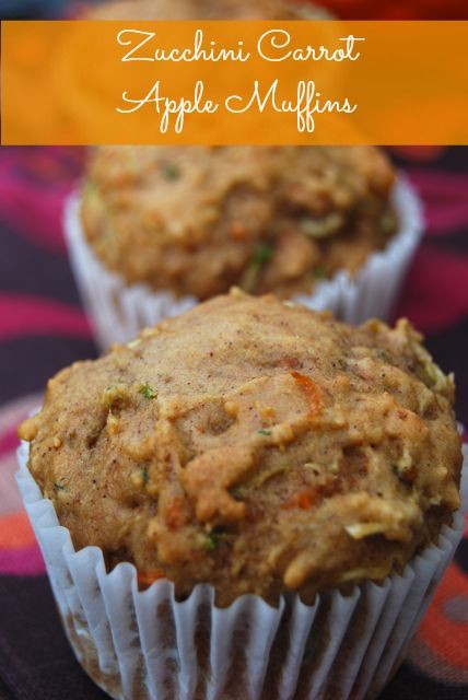 Healthy Carrot Recipes
 Zucchini Carrot Apple Muffins Recipe