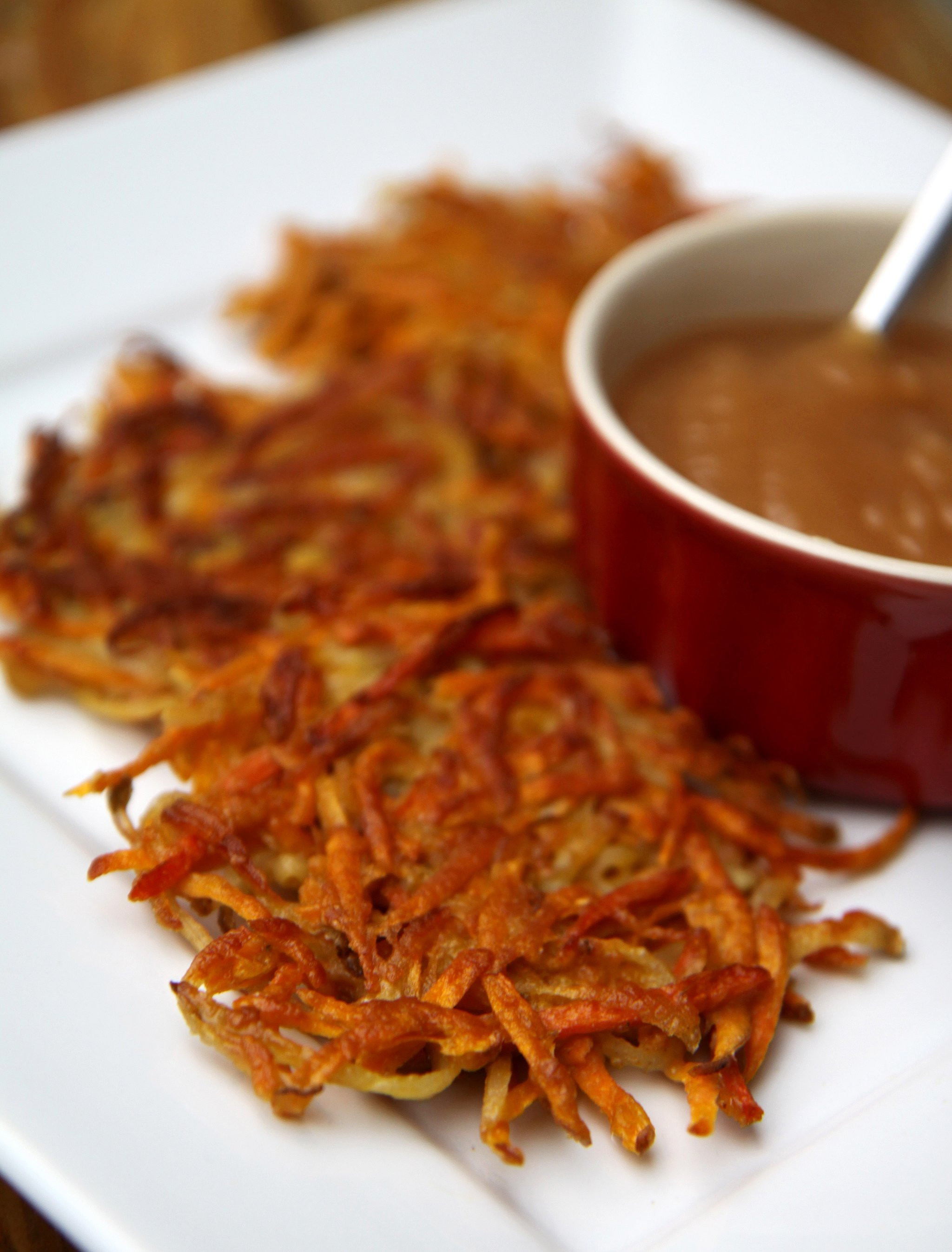 Healthy Carrot Recipes
 Sweet Potato and Carrot Latkes