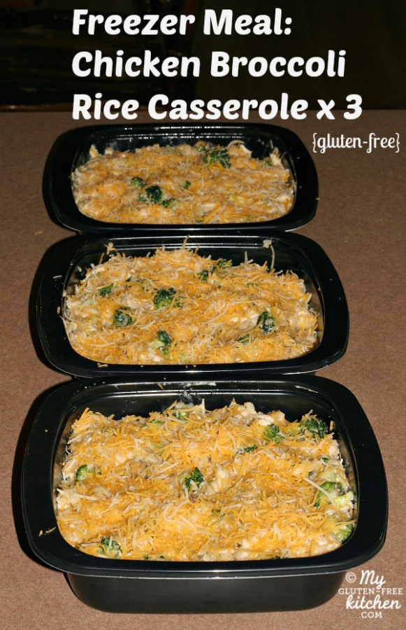 Healthy Casseroles To Freeze
 Chicken Broccoli Rice Casserole Gluten free