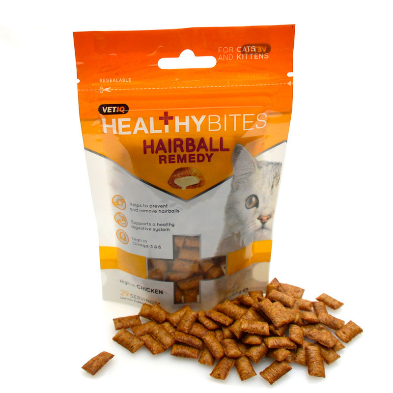 Healthy Cat Snacks
 Buy Healthy Bites Hairball Remedy Cat Treats line