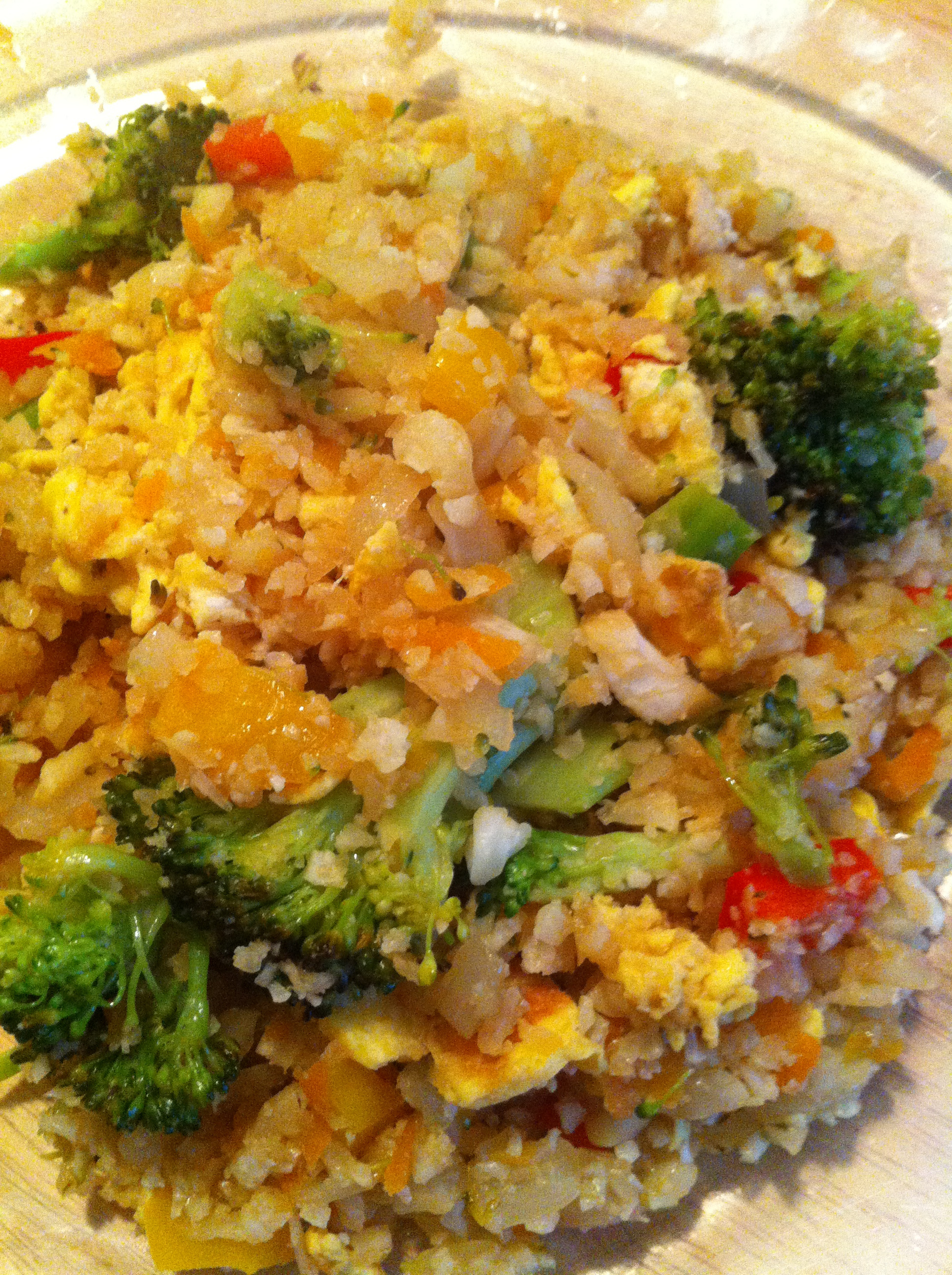 Healthy Cauliflower Fried Rice
 Healthy Cauliflower “Fried Rice”