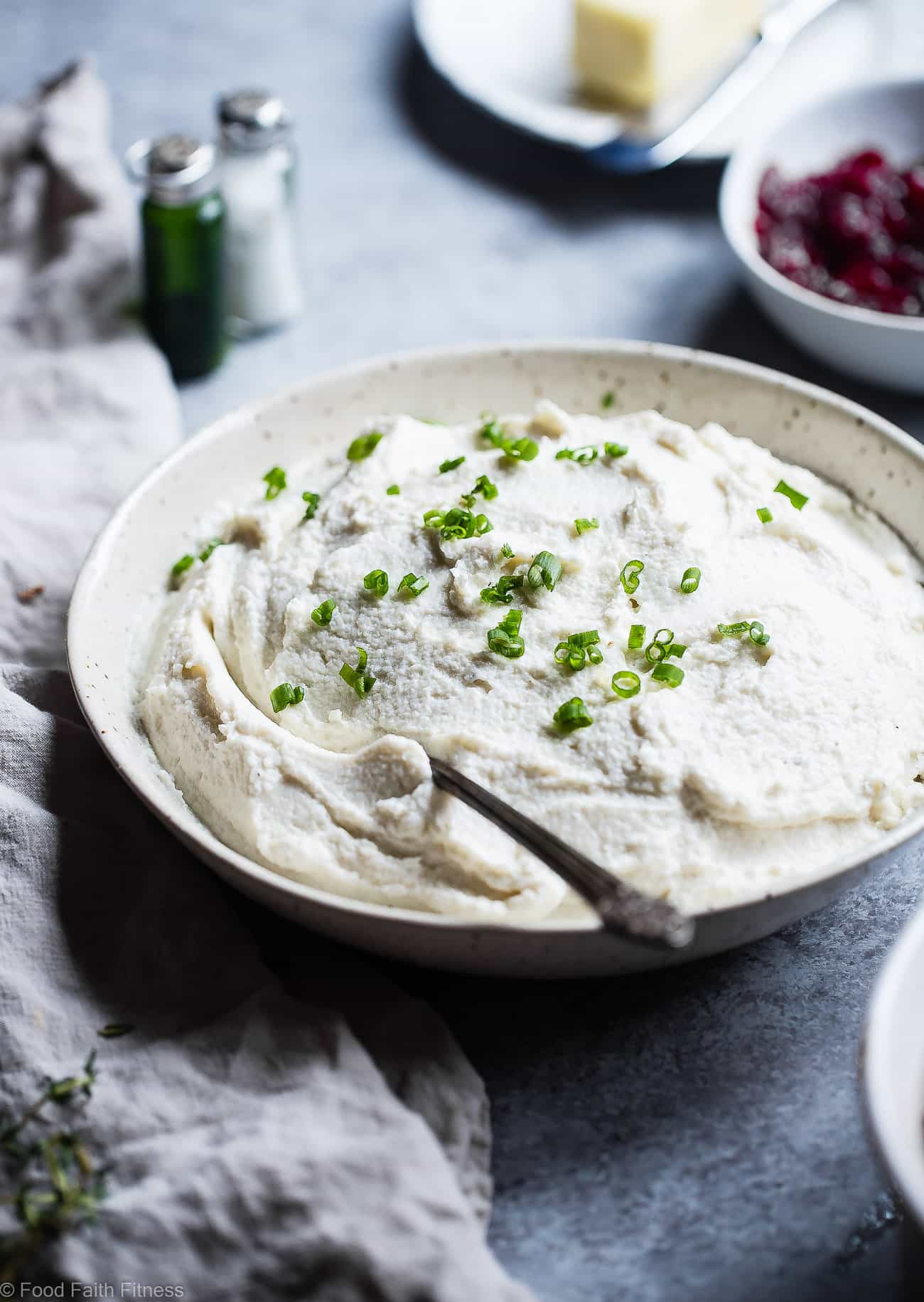 Healthy Cauliflower Mashed Potatoes
 Healthy Garlic Mashed Cauliflower Potatoes