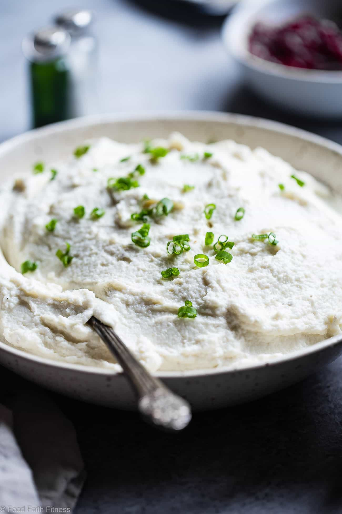 Healthy Cauliflower Mashed Potatoes
 Healthy Garlic Mashed Cauliflower Potatoes