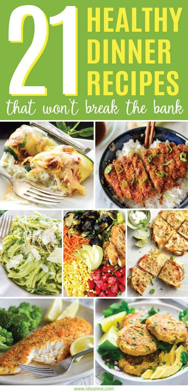 Healthy Cheap Dinners
 21 Healthy Dinner Recipes That Won t Break the Bank Ideal Me