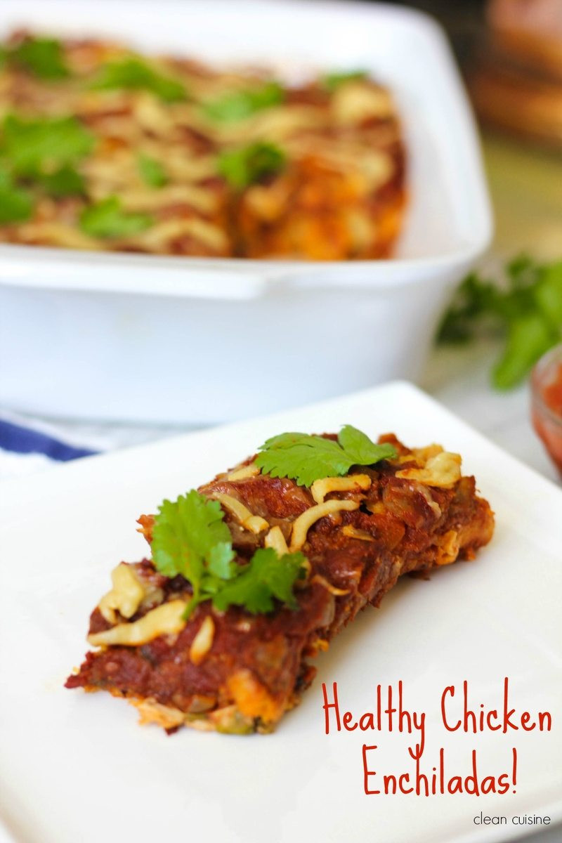 Healthy Cheese Enchiladas
 Dairy Free Healthy Chicken Enchilada Recipe