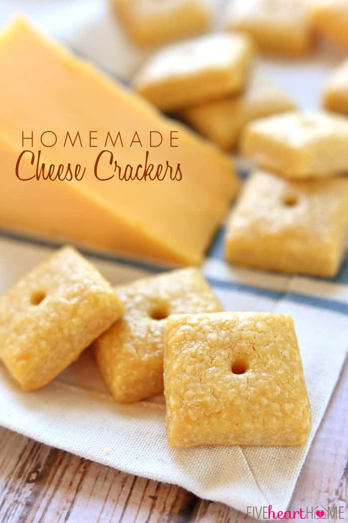 Healthy Cheese Snacks
 Homemade Cheese Crackers