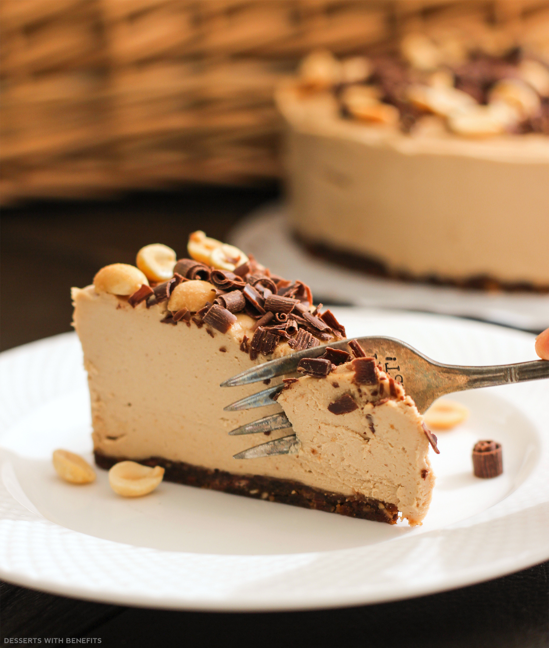 Healthy Cheesecake Recipe
 Healthy Chocolate Peanut Butter Raw Cheesecake