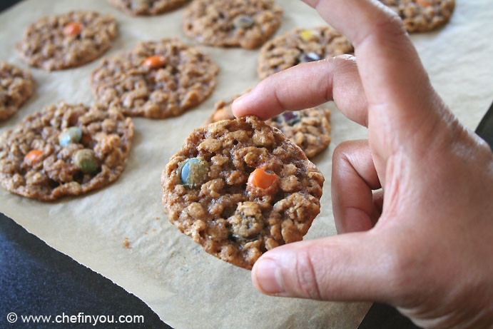 Healthy Chewy Oatmeal Cookies
 Chewy Oatmeal M&M Cookies Recipe