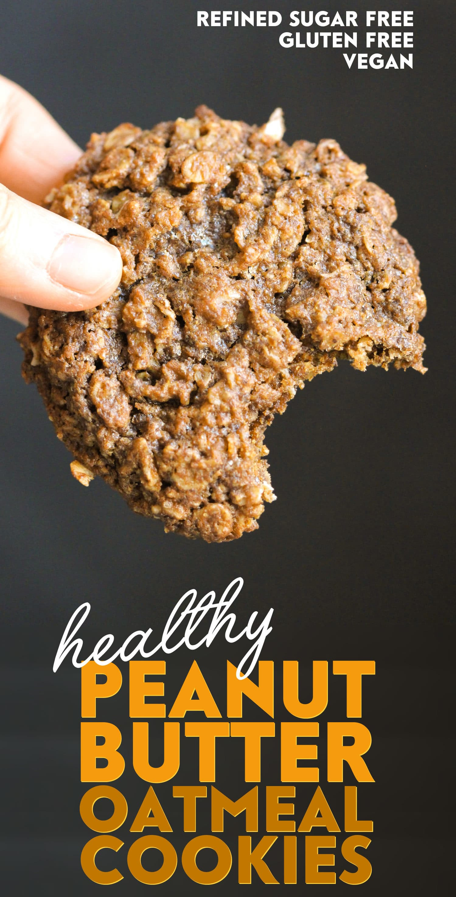 Healthy Chewy Oatmeal Cookies
 Vegan Gluten Free Chewy Peanut Butter Oatmeal Cookies Recipe