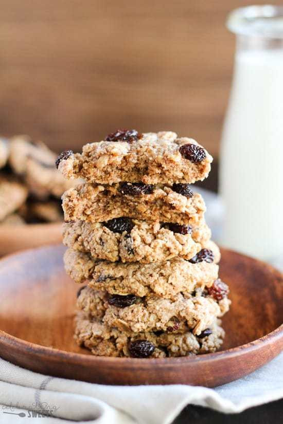 Healthy Chewy Oatmeal Raisin Cookies
 Healthy Flourless Oatmeal Raisin Cookies