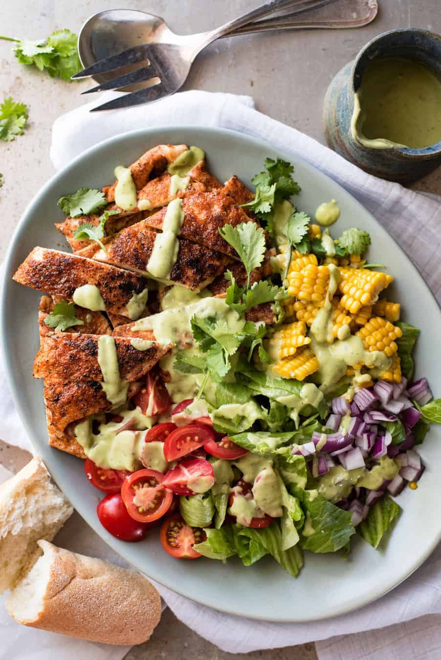 Healthy Chicken And Avocado Recipes
 Chicken Salad with Avocado Dressing