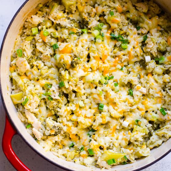 Healthy Chicken And Brown Rice Casserole
 Healthy Chicken and Rice Casserole in e Pot iFOODreal