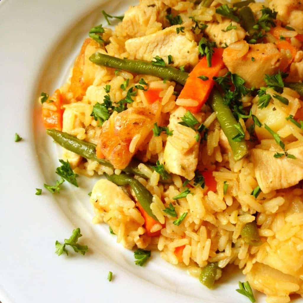 Healthy Chicken And Brown Rice Recipes
 Chicken and Brown Rice Skillet The Lemon Bowl