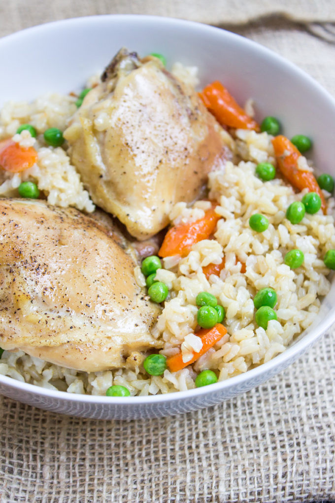 Healthy Chicken And Brown Rice Recipes
 Chicken and Rice Casserole e Pan  Dinner then Dessert